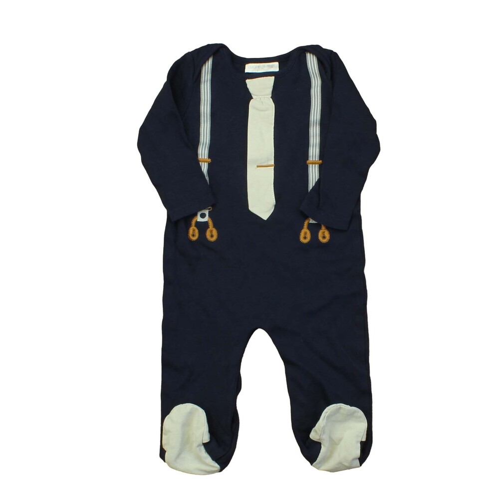 Clasix Beginnings Boys Blue Long Sleeve Outfit size: 9 Months